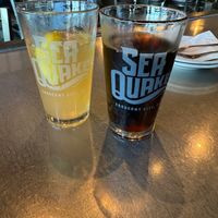 Arnie Palmer and root beer at SeaQuake Brewing in Crescent City
