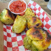 Vegan Garlic Knots at Scottie's Pizza Parlor in Portland