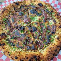 Veganized Frankie P at Scottie's Pizza Parlor in Portland