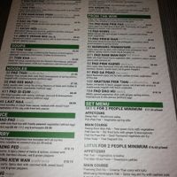 Starters fried in same oil as chicken at Jino's Thai Cafe in Leeds