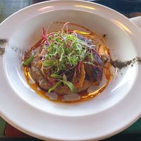 Camote de garbanzos at Conejo en la Luna in San Juan Teotihuacan
