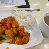 One of the dishes from their lunch menu :/ at Good Vegetarian Restaurant 上善素餐廳 in Hong Kong Island