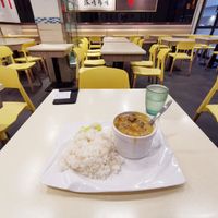 curry veggies with rice at Good Vegetarian Restaurant 上善素餐廳 in Hong Kong Island