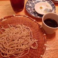 Cold Soba noodles at Gonpachi - Asakusa Azumabashi in Tokyo