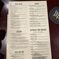 Menu at December 2019 at Karl Strauss Brewing Company - Columbia St in San Diego