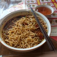 sorry I don't remember which one this was, maybe bamboo noodles at Su Shan Mian 素山面素食 - 雅仕苑店 in Chengdu