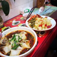 Veggie plate at Su Shan Mian 素山面素食 - 雅仕苑店 in Chengdu