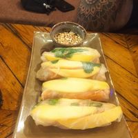 Vegan rolls at T-Pub in Ninh Binh