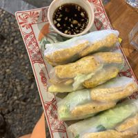 Fresh springrolls   at T-Pub in Ninh Binh