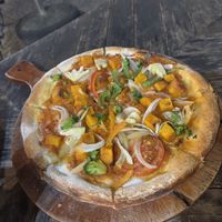 Vegan pizzaa  at T-Pub in Ninh Binh