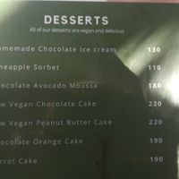 All Desserts are Vegan at The Garden of Dreams  in Arambol