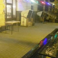 Outdoor seating at Krowarzywa in Bydgoszcz