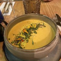 Carrot soup 🍜   at Avocado Love in Madrid