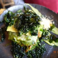 Lasagna at Avocado Love in Madrid