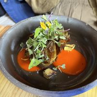 alcachofas (artichoke entree)  at Avocado Love in Madrid