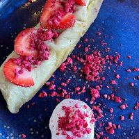 Cheesecake crudiveganp at Avocado Love in Madrid