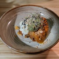 lasagne at Avocado Love in Madrid