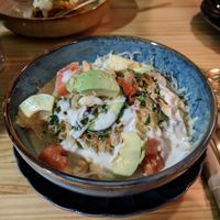 thai salad at Avocado Love in Madrid