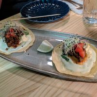 tacos at Avocado Love in Madrid
