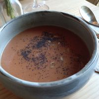 Daily menu / 1st course / Watermelon gazpacho at Avocado Love in Madrid