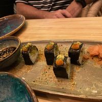 Broccoli sushi  at Avocado Love in Madrid