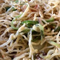 Two-texture noodles - after stirring (main) at Avocado Love in Madrid