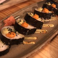 Vegan sushi at Avocado Love in Madrid