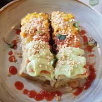 Lasagna at Avocado Love in Madrid