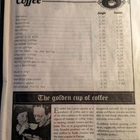 Coffee at Atavico Cafe in Quito