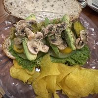 Vegan sandwich   at Atavico Cafe in Quito