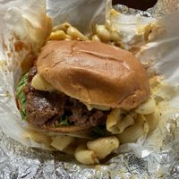 Mac & cheez burger  at Refocused in Baltimore