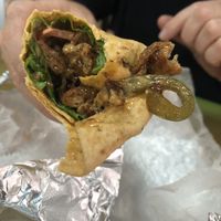Cheesesteak wrap  at Refocused in Baltimore
