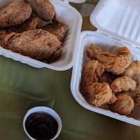 Nuggets and shrimp at Refocused in Baltimore