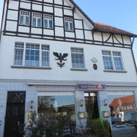 Restaurant with outdoor seating at Hong Lan in Bad Essen