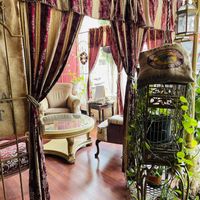 Front seating area  at Caffe Amadeus in Indiana