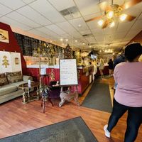 Inside cafe at Caffe Amadeus in Indiana