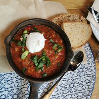 Shashuka (vegetarisch, 10,50€) at Wilma Wunder in Dusseldorf