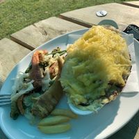 Vegan Lentil Shepard’s pie! at Inn on the Pond in Redhill