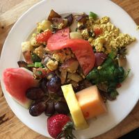 amazing tofu scramble!! at Bluegrass Grill in Chattanooga