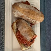 vegan meatball sub   at Filoncino Cafe in Staten Island