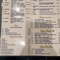 Vegan options at Filoncino Cafe in Staten Island