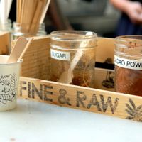 From the cafe. at FINE & RAW in Brooklyn