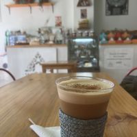 café con jengibre  at Vegano De Altura in Quito