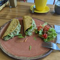 Taquitos veganos at Vegano De Altura in Quito
