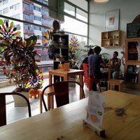 Inside at Vegano De Altura in Quito