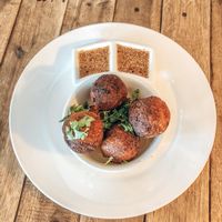 Falafel bites at Bodhi Nava in Yangon
