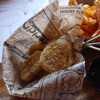 Nuggets veganos at Tintoreria Hamburgueseria in Ribes De Freser