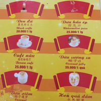 Menu at Thien Phuc in Ha Giang