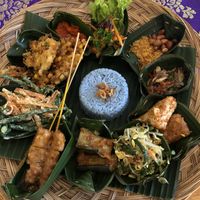 nasi campur  at Sun Sun Warung in Ubud