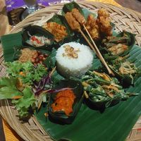 Nasi Campur at Sun Sun Warung in Ubud